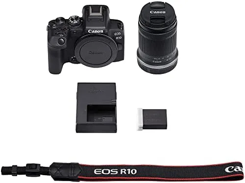Close look at the Canon EOS R10 RF-S18-150mm F3.5-6.3 is STM Lens Kit, Mirrorless build quality