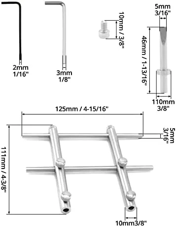 The QWORK DSLR Camera Repair Tool Kit - 3/8" to 3-15/16" compared in context