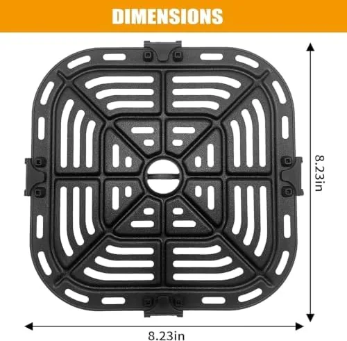 Close look at the GCQ Air Fryer Grill Pan for COSORI Air Fryer Pro build quality