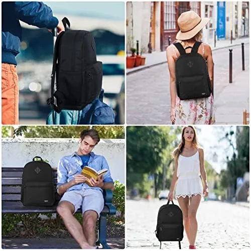 Close look at the YAMTION 17 Inch Backpack for School Business Travel,Computer Bookbag Schoolbag build quality