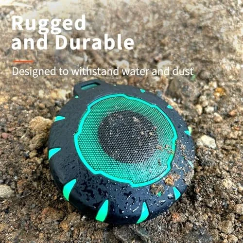 Close look at the HEYSONG Waterproof Shower Bluetooth Speaker, Durable & Portable with Clear build quality
