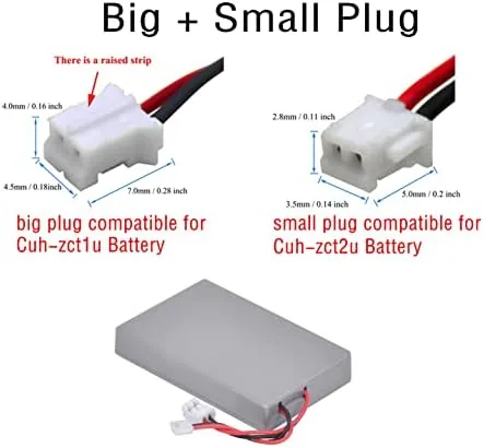 The 2000mAh cell fitted inside an opened DualShock 4