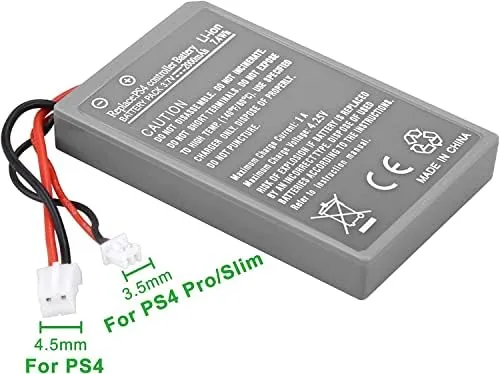 The two cells compared with the original stock battery