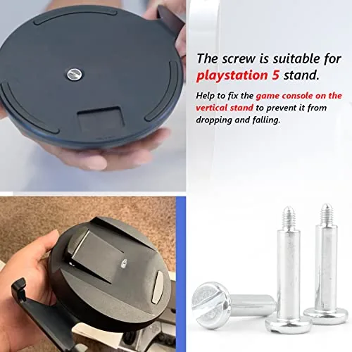 The screw securing the PS5 stand in the console socket