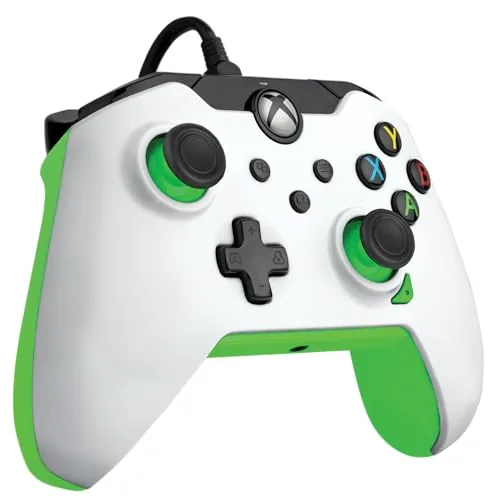 Controller in hand during a fast-paced shooter session