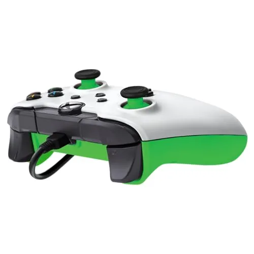 PDP wired controller beside the official Xbox wireless controller