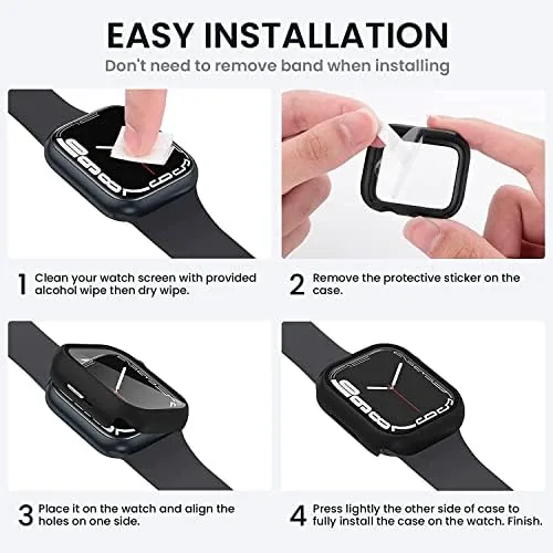 Testing the Tensea 3PCS for Apple Watch Screen Protector Case 40mm SE over two weeks