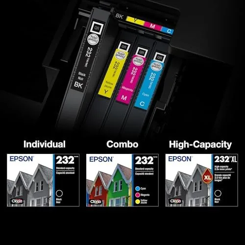 Another view of the Epson 232 Claria Ink High Capacity Black Cartridge (T232XL120-S) Works