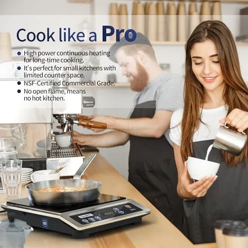 Testing the ChangBERT Induction Cooktop, Commercial Grade Portable Cooker, Large 8" Heating over two weeks