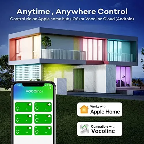 Another view of the VOCOlinc Smart Light Bulb Works with Apple Homekit, Alexa, Google