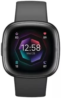 Close look at the Fitbit Sense 2 Health and Fitness Smartwatch - Shadow Grey/Graphite build quality