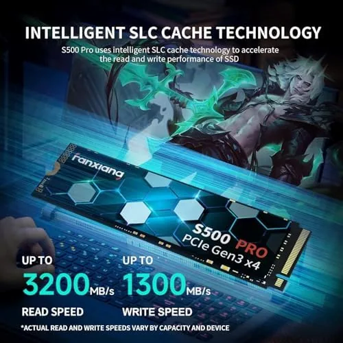 Close look at the fanxiang S500 Pro 512GB NVMe SSD M.2 PCIe Gen3x4 2280 build quality