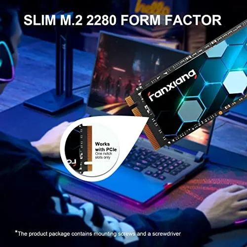 The fanxiang S500 Pro 512GB NVMe SSD M.2 PCIe Gen3x4 2280 compared in context