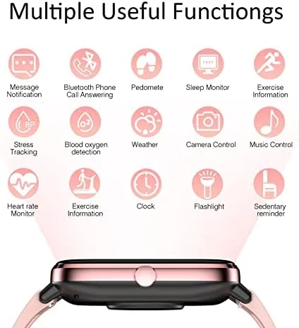 Another view of the Smartwatch for Women - Call, Fitness Tracker, Heart Rate &