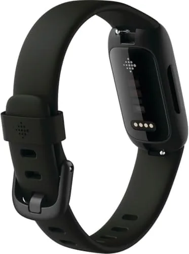The Fitbit app showing a daily stress score and guided breathing session