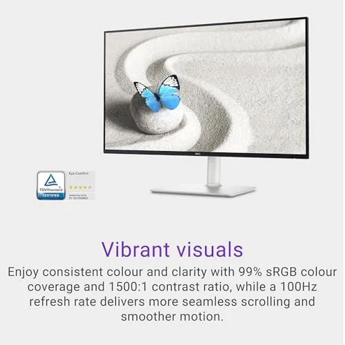 The Dell S2725HS 27 Inch Monitor, FHD (1920x1080) Display, 100Hz Refresh in real use