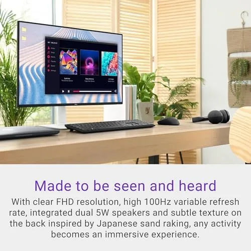 Another view of the Dell S2725HS 27 Inch Monitor, FHD (1920x1080) Display, 100Hz Refresh