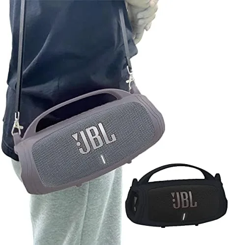 The covered Charge 5 being packed into a travel duffel bag