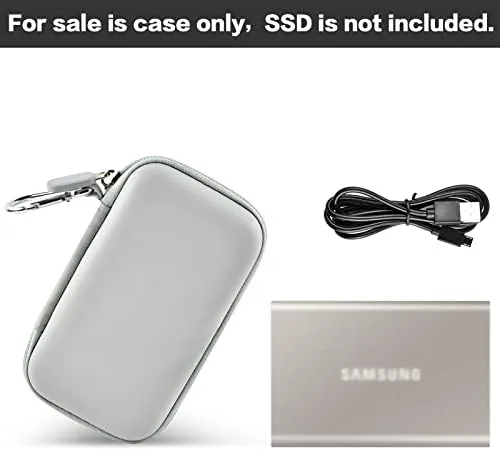 The Case Compatible with Samsung T7/ T7 Touch Portable SSD 1TB in real use