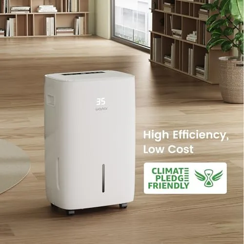 Close look at the Waykar 130 Pints 6,500 Sq. Ft Dehumidifier with Drain Hose build quality