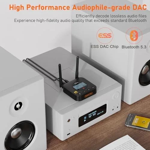 The 1Mii B06Pro+ Hi-Fi Bluetooth 5.3 Audio Receiver, LDAC Hi-Res Wireless compared in context