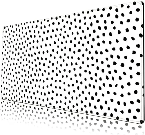 Testing the Boho Desk Mat, Polka Dot Large Mouse Pad Desk Pad over two weeks