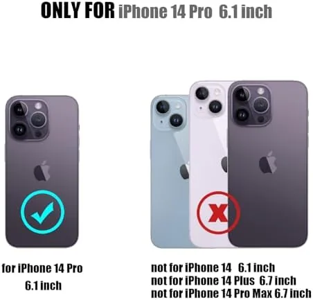 Testing the Nvollnoe for iPhone 14 Pro Case with Card Holder Blue over two weeks