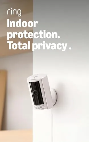 The Ring app showing motion event history and saved clips on a phone