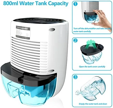 Another view of the Dehumidifiers for Home 27oz(800ml), Small Auto Shut off with Drain