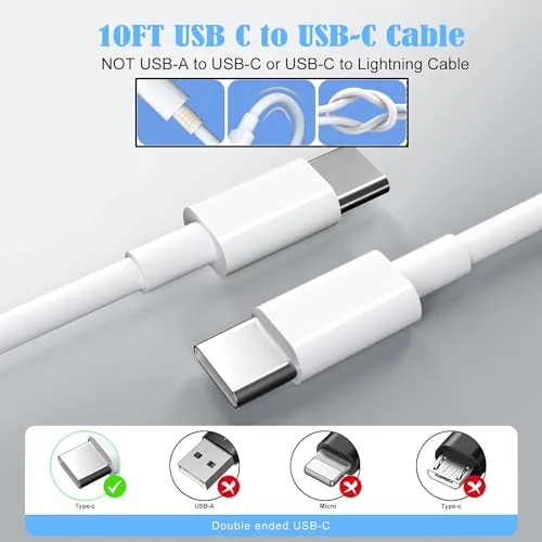 The 10FT Fast Charging Cord for iPhone 17 16e 15,3Pack Extra compared in context