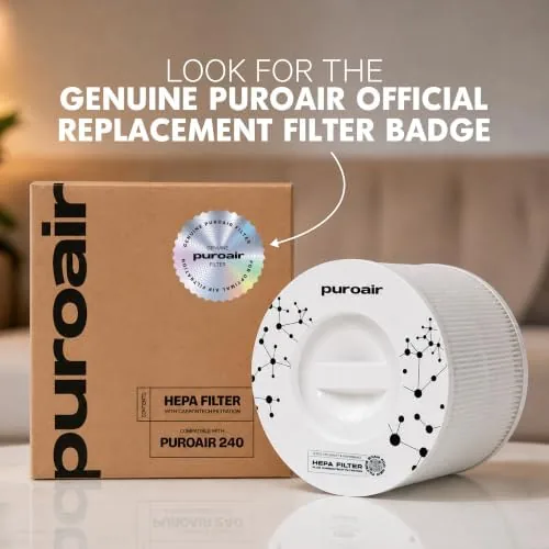 Close look at the PuroAir 240 Replacement Filter - Genuine Puro Air 240 Filter build quality