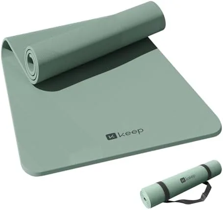 Overview of the KEEP Extra Wide Yoga Mat, 7mm Thick 72" x 32"