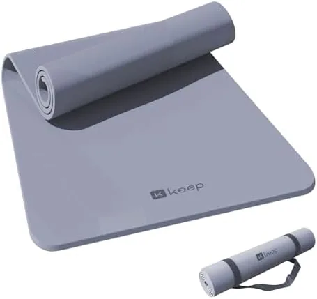 Overview of the KEEP Extra Wide Yoga Mat, 7mm Thick 72" x 32"