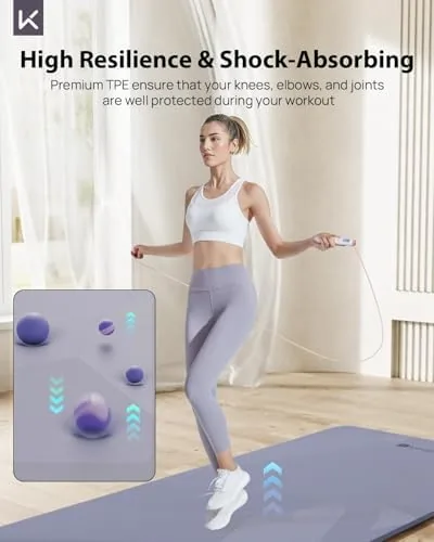 The KEEP Extra Wide Yoga Mat, 7mm Thick 72" x 32" compared in context