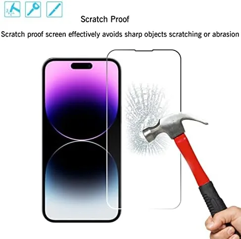 Another view of the Ailun Screen Protector + Camera Lens Protector for iPhone 14
