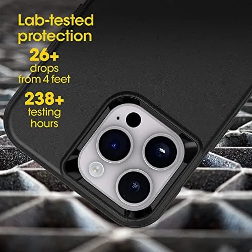 Another view of the OtterBox iPhone 14 Pro Max Commuter Series Case - Black