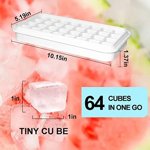 Trays stacked in two tiers inside a freezer compartment