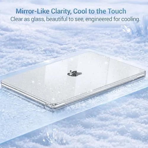 Detail shot of the MOSISO Compatible with MacBook Air 13 inch Case M5 M4 features
