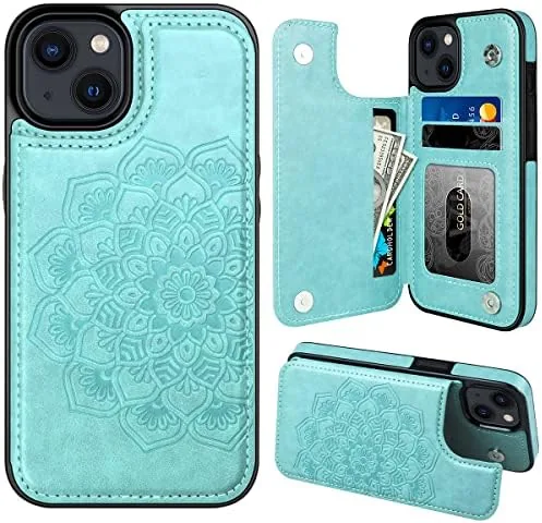 MMHUO for iPhone 14 Case with Card Holder, Flower Magnetic Back Flip Case for Review: Tested and Rated
