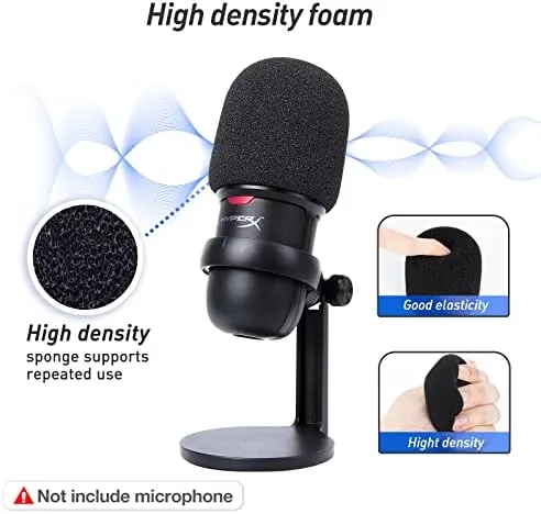 The SoloCast Boom Arm, Microphone Stand for HyperX SoloCast 2 with in real use