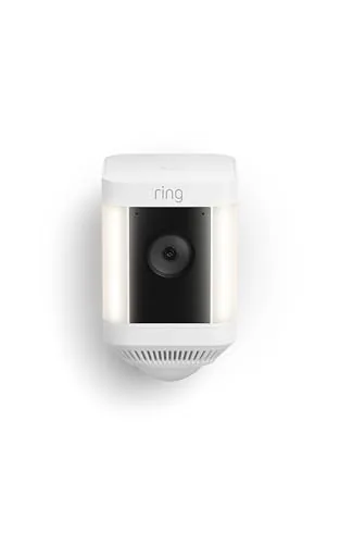 Close look at the Ring Spotlight Cam Plus, Solar | Two-Way Talk, Color Night build quality
