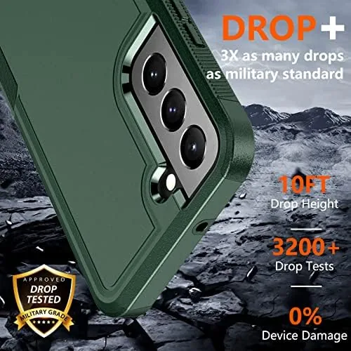 Close look at the SPIDERCASE Designed for Samsung Galaxy S22 Case, [10 FT Military build quality