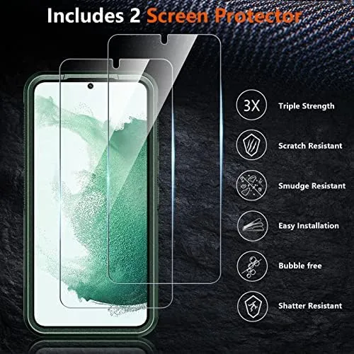 Another view of the SPIDERCASE Designed for Samsung Galaxy S22 Case, [10 FT Military