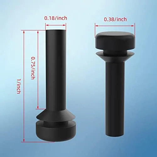 Close up of a rubber bumper fitted to a grate post