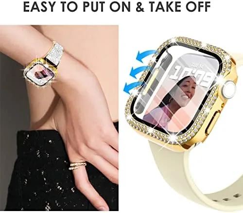 The Surace Bling Case with Screen Protector for Apple Watch Series compared in context