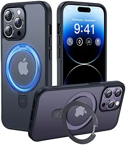 Overview of the CASEKOO for iPhone 14 Pro Max Case with Magnetic Invisible