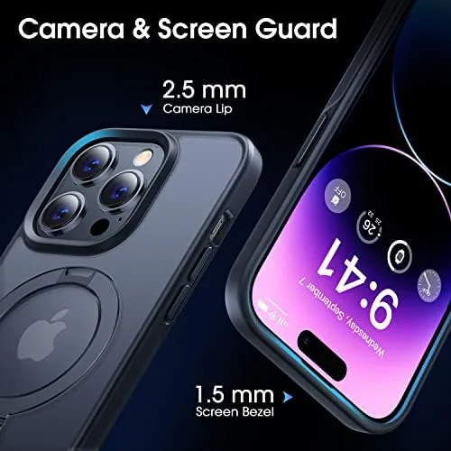 The CASEKOO for iPhone 14 Pro Max Case with Magnetic Invisible compared in context