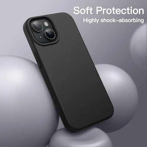 The JETech Silicone Case for iPhone 14, Black | Silky Soft in real use