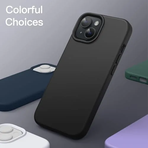 The JETech Silicone Case for iPhone 14, Black | Silky Soft compared in context
