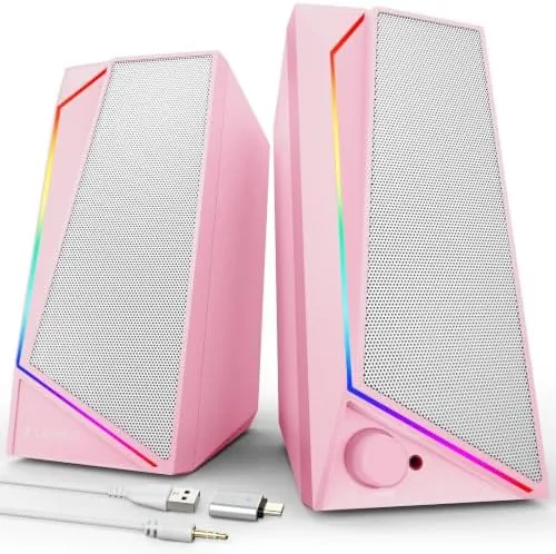 Testing the LENRUE Computer Speakers, USB/USB-C Powered AUX Audio for PC Speakers over two weeks